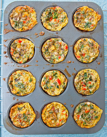 Frittata Muffins | brightrootskitchen.com
