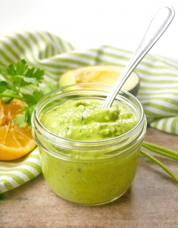 Creamy avocado spread
